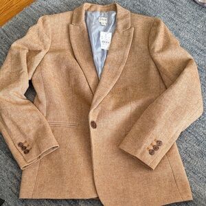 J. Crew Tan Blazer with Button Details